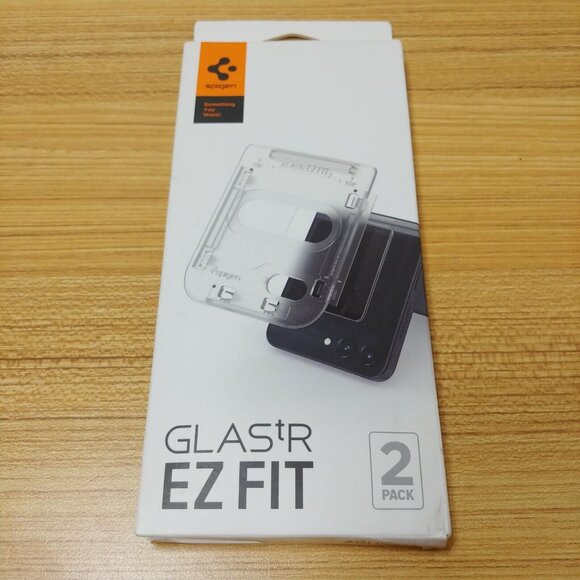 Spigen Samsung Galaxy Z Flip 5 GLAStR EZ FIT 2 Pack Screen Protector AGL06525 - Picture 2 of 4